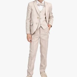 Boys Cream Suit Set